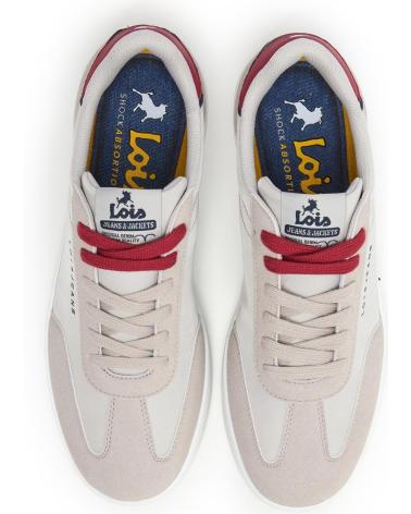 LOIS JEANS COMBINED ECRU BEIGE CASUAL SPORT SHOE BEIG