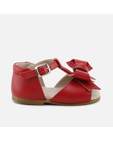ELI 1957 RED SANDALS WITH BOW ROJO