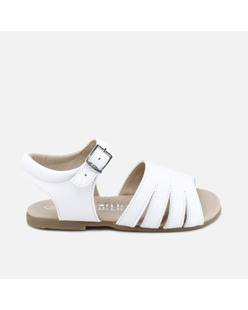 SANDÁLIAS ELI CUCADA 1957 PRIMEIROS PASSOS COM TIRAS BRANCAS BLANCO
