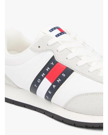 ZAPATILLAS TOMMY HILFIGER TJM CLASSIC RUNNER BLANCAS PARA HOMBRE BLANCO