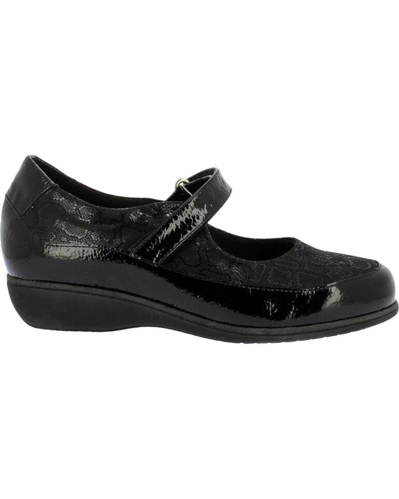 D`CUTILLAS DOCTOR CUTILLAS 53583 - BAILARINA CONFORT CHAROL NEGRO NEGRO