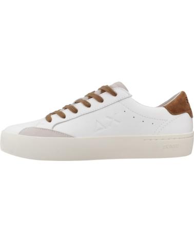 SNEAKERS SUN68 STREET LEATHER BIANCO S93 FOX S93 FOX