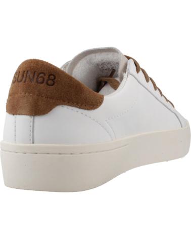 SNEAKERS SUN68 STREET LEATHER BIANCO S93 FOX S93 FOX