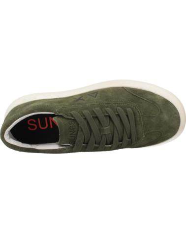SNEAKERS SUN68 BIG BOY SUEDE DA UOMO - VERDE MILITARE S74 S74 MILITA