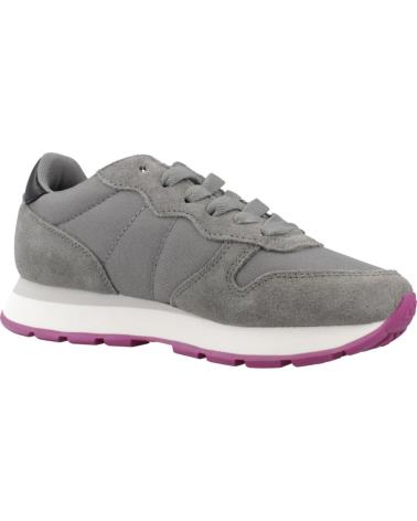 ZAPATILLA SUN68 ALLY SOLID NYLON Z44201 MUJER GRIS GRIS