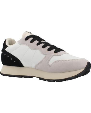 SUN68 ZAPATILLAS MUJER MODELO ALLY STUDS COLOR BLANCO S31 BIANPA