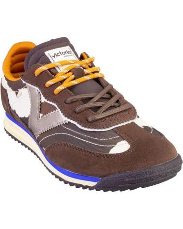 VICTORIA 1158103 ZAPATILLAS CASUAL DE MUJER PIEL MARRON