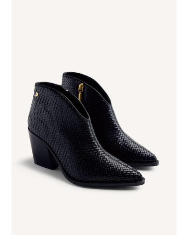 GIOSEPPO BOTINES PIEL TRENZADA ERHARD 77014 NEGRO