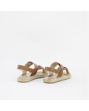 ELI 1957 JUTE BUCKLE CAMEL SANDALS CAMEL