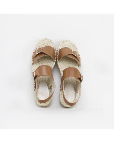 ELI 1957 JUTE BUCKLE CAMEL SANDALS CAMEL