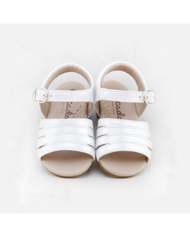 SANDALI ELI CON FASCETTE PRIMI PASSI MODELLO 1957 BIANCO BLANCO