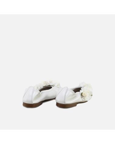 BALLERINE ELI 1957 CON ORNAMENTO FLOREALE BIANCHE BLANCO