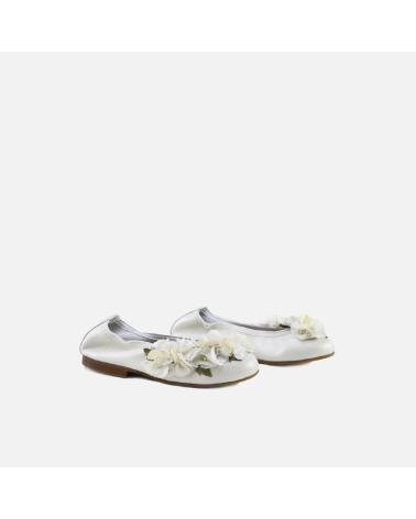 BALLERINE ELI 1957 CON ORNAMENTO FLOREALE BIANCHE BLANCO