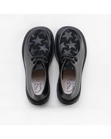 SCARPE ELI WALLABY STELLE 1957 NERE NEGRO