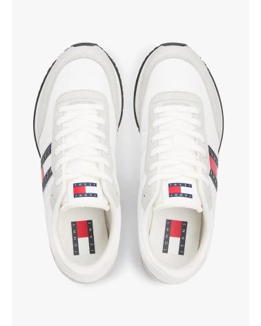 ZAPATILLAS TOMMY HILFIGER TJM CLASSIC RUNNER BLANCAS PARA HOMBRE BLANCO