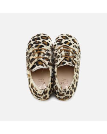 BLUCHER INFANTIL ELI 1957 ESTAMPADO ANIMAL MARRÓN MARRON