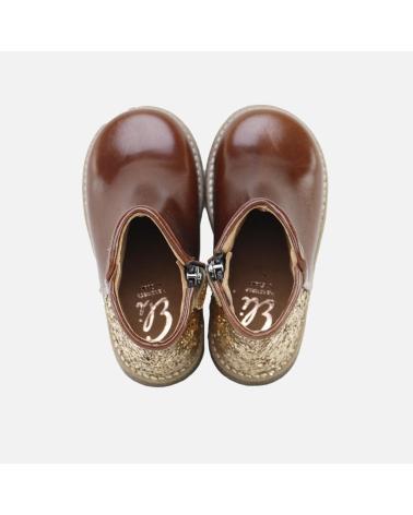 BOTA NIÑA ELI 1957 MARRÓN GLITTER GALÁCTICA MARRON