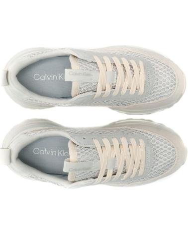 CALVIN KLEIN HIKE RUNNER LACE UP BLANCO