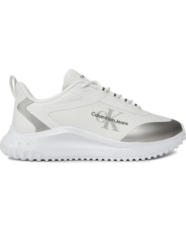 CALVIN KLEIN EVA RUNNER LOW LACE MIX BLANCO
