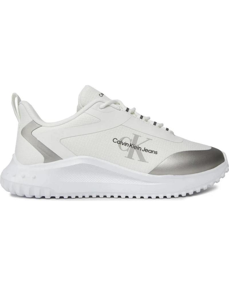 CALVIN KLEIN EVA RUNNER LOW LACE MIX BLANCO