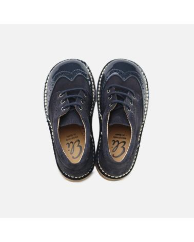 BLUCHER CLÁSICO ELI PUNTEADO 1957 AZUL AZUL