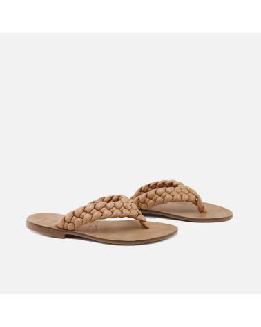 ELI SANDALIAS ESCLAVAS TRENZA CAMEL 1957 MARRON