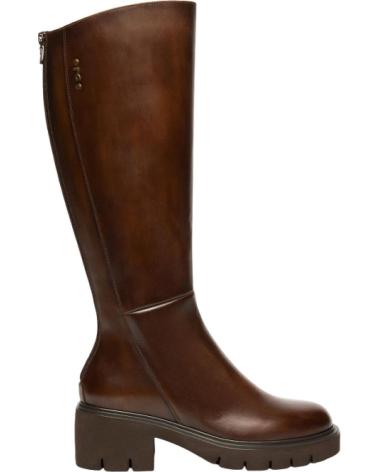 STIVALI ALTI IN PELLE NERO GIARDINI DELAVATO EVA URBANA DONNA MARRONE MARRóN