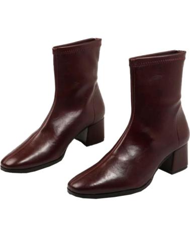 MISS ELASTIC BOTINES DE TACON MUJER 78330 BURDEOS ROJO