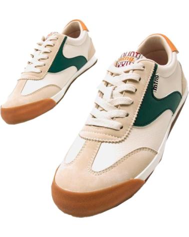 MTNG SNEAKERS MUJER MUSTANG COURT BLANCO-VERDE
