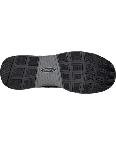 SKECHERS SNEAKERS HOMBRE WORK MALAD II COMP TOE NEGRO