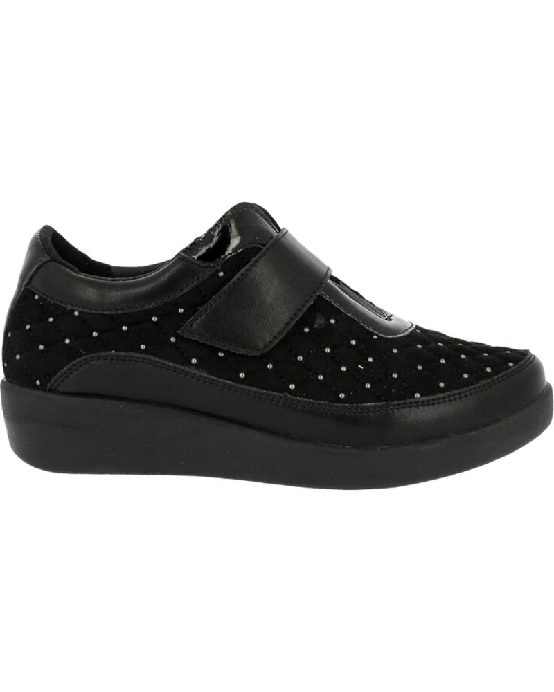 D`CUTILLAS ZAPATOS PARA MUJER DOCTOR CUTILLAS 38610 ESTAMPADO AUTOADHER NEGRO