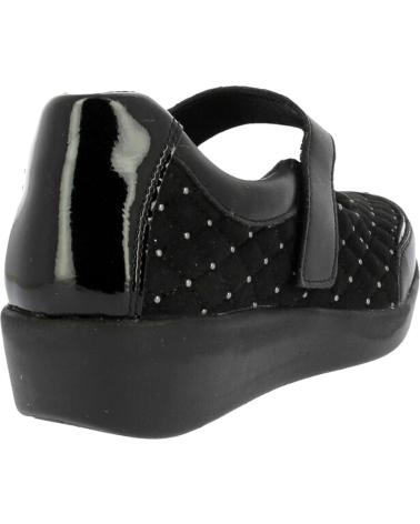 SAPATILHAS D'CUTILLAS 38612 FEMININA COM ESTAMPA PRETA NEGRO