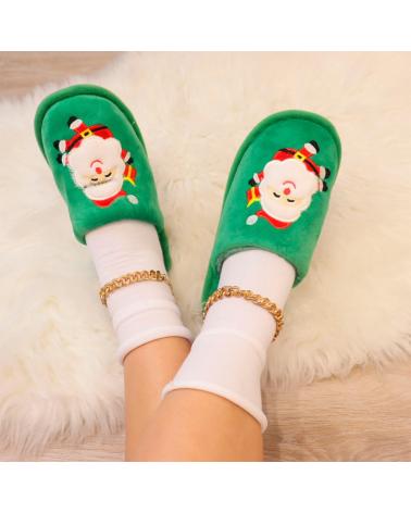 BUBBLE BOBBLE 8700-22 ZAPATILLAS DE CASA MUJER VERDE