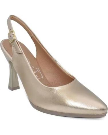 CHAMBY SCARPE SLINGBACK TACCO PELLE DONNA ARGENTO PLATEADO