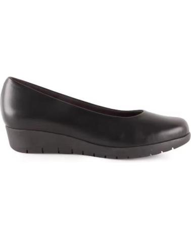 CHAMBY ZAPATOS DE MUJER CON CUNA COMODOS DE PIEL CALZADO ELEGANTE Y NEGRO