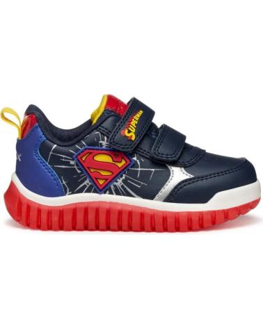 GEOX DEPORTIVO VELCROS SUPERMAN NAVY-ROYAL AZUL MARINO