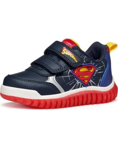 GEOX DEPORTIVO VELCROS SUPERMAN NAVY-ROYAL AZUL MARINO