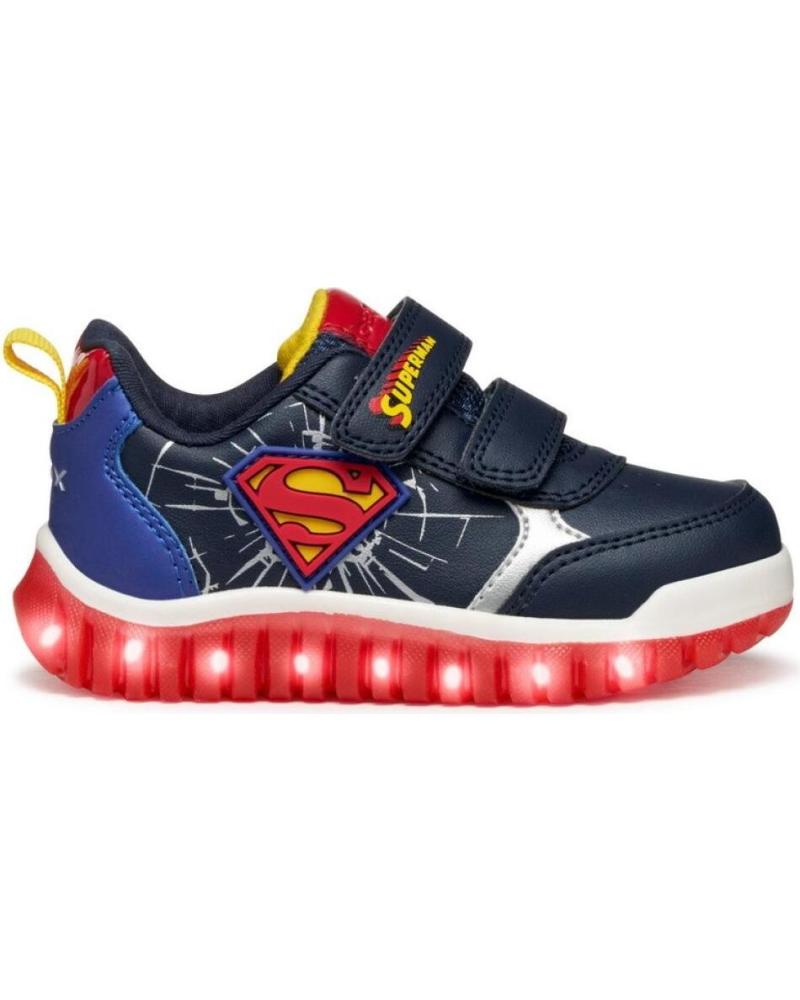 GEOX DEPORTIVO VELCROS SUPERMAN NAVY-ROYAL AZUL MARINO