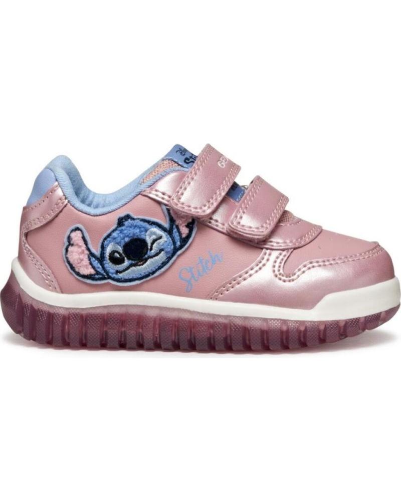 GEOX DEPORTIVO VELCROS STICH PINK ROSA