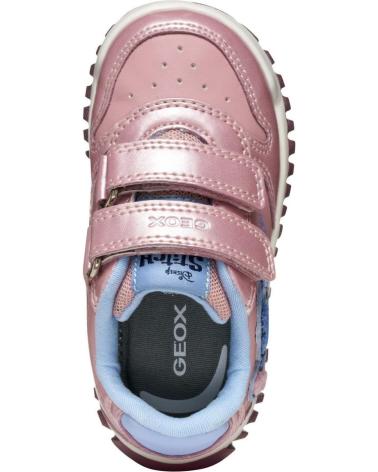 GEOX DEPORTIVO VELCROS STICH PINK ROSA