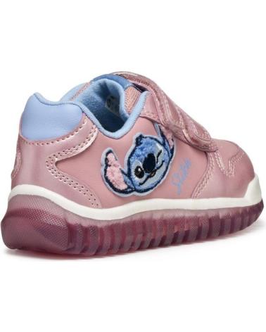 GEOX DEPORTIVO VELCROS STICH PINK ROSA