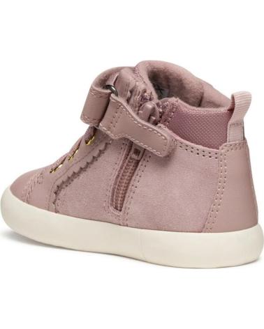 GEOX BOTITA ELASTICO Y VELCRO ANTIQUE ROSE