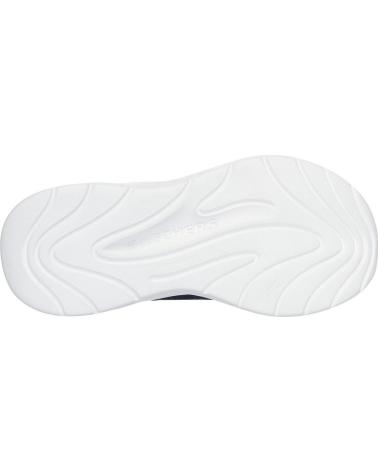 SKECHERS SPORTSCHUHE FÜR MÄDCHEN MIT ELASTISCHEM VERSCHLUSS UND KLETTVERSCHLUSS - FUCHSIA/MARINEBLAU NAVY