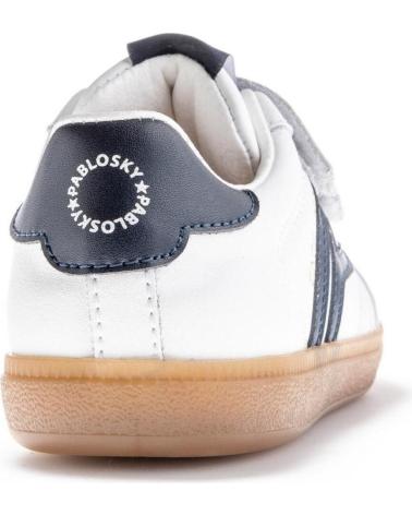 PABLOSKY DEPORTIVO VELCROS BAREFOOT BLANCO
