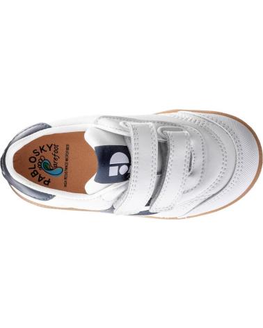 PABLOSKY DEPORTIVO VELCROS BAREFOOT BLANCO