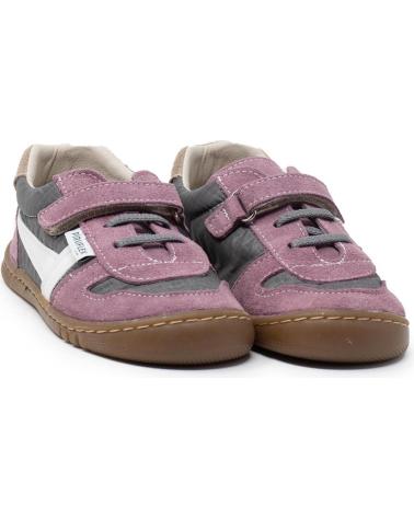 PIRUFIN ZAPATO RESPETUOSO PEL GREY-SERRAJE ROSE GRIS