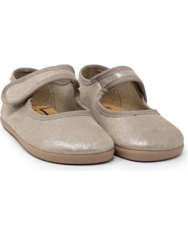 BATILAS MERCEDITA BAREFOOT CIERRE CINTA TAUPE