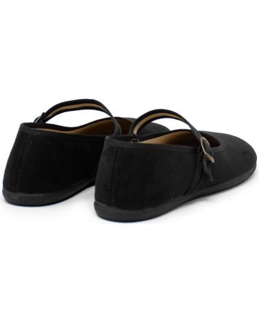 SAPATOS BATILAS SALÃO BAREFOOT SERRATEX PRETO COM FIVELA NEGRO