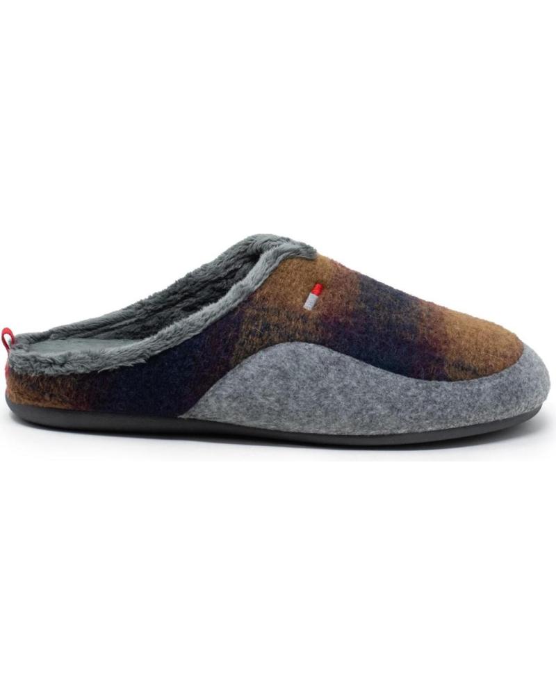 CABRERA CHINELA DE ESTAR POR CASA A CUADROS MARINO AZUL MARINO