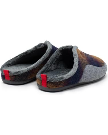 CABRERA CHINELA DE ESTAR POR CASA A CUADROS MARINO AZUL MARINO